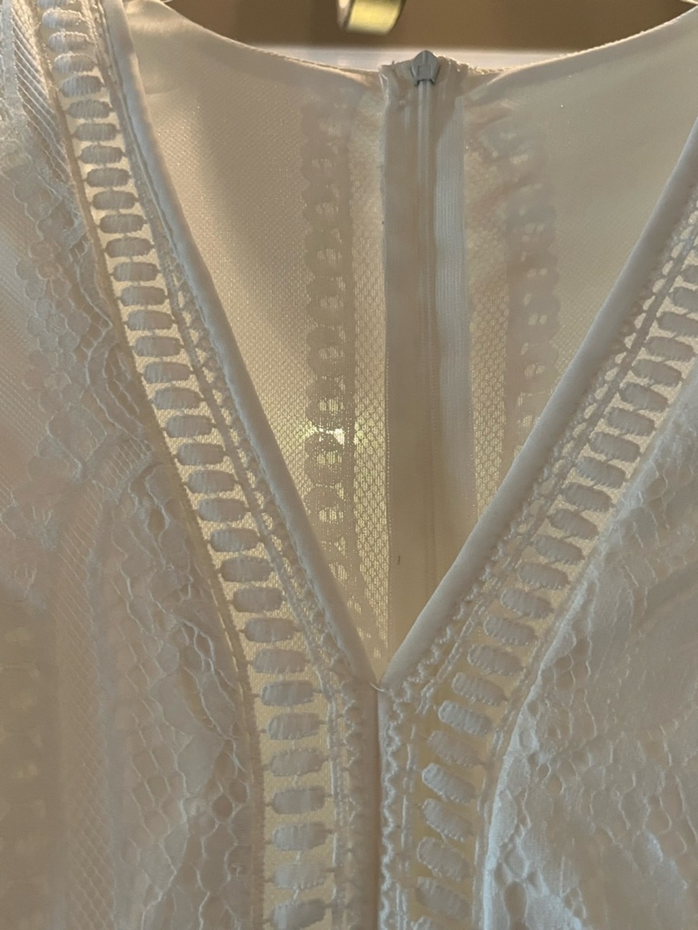 Elegant Lace Maxi Dress - Off White  - Ms. Romance wears this one! - Picture 3 of 9